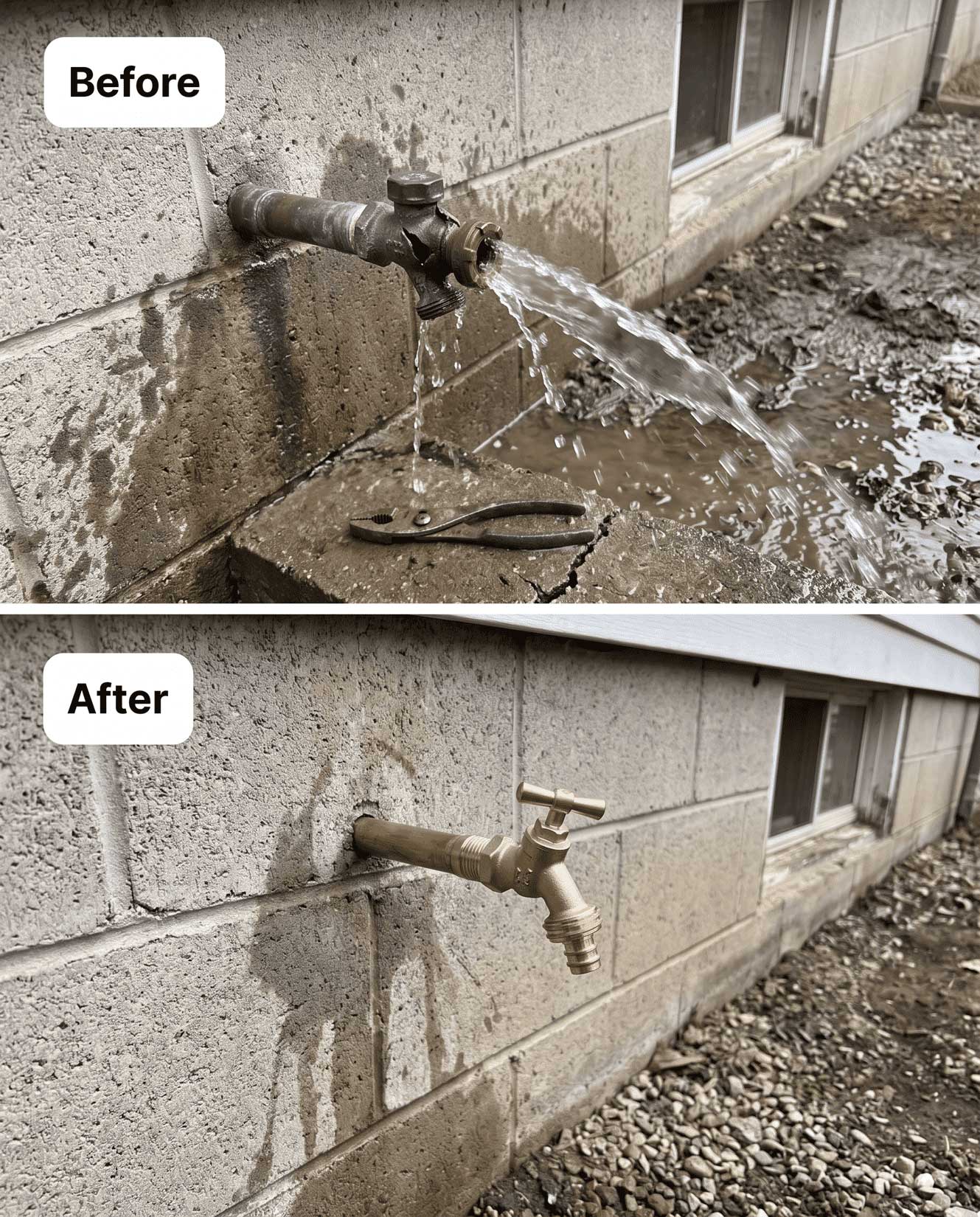 Uncle's Plumbing repair job 3